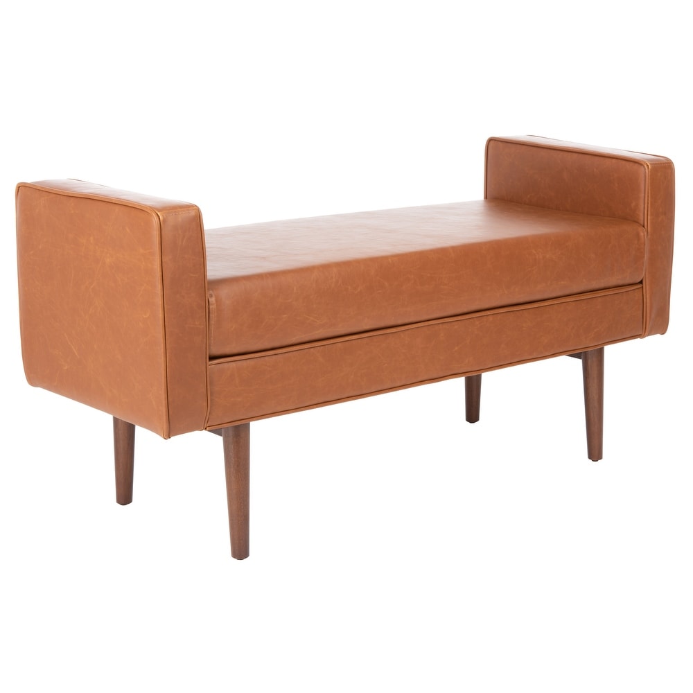 SAFAVIEH Henri Mid century Modern 25 inch Bench   49\