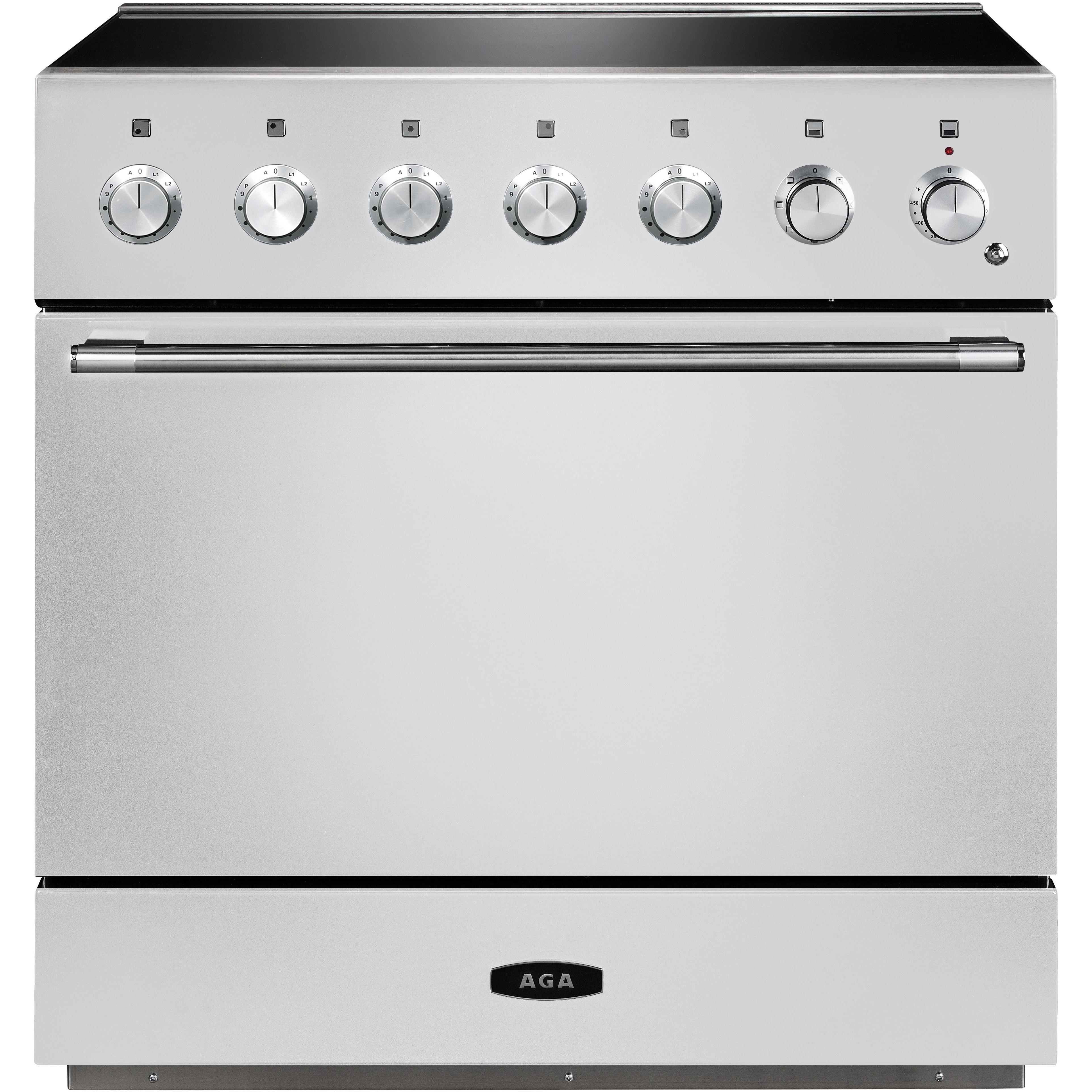 AGA 36-inch Mercury Induction Range with True European Twin Fan Convection AMC36INSS