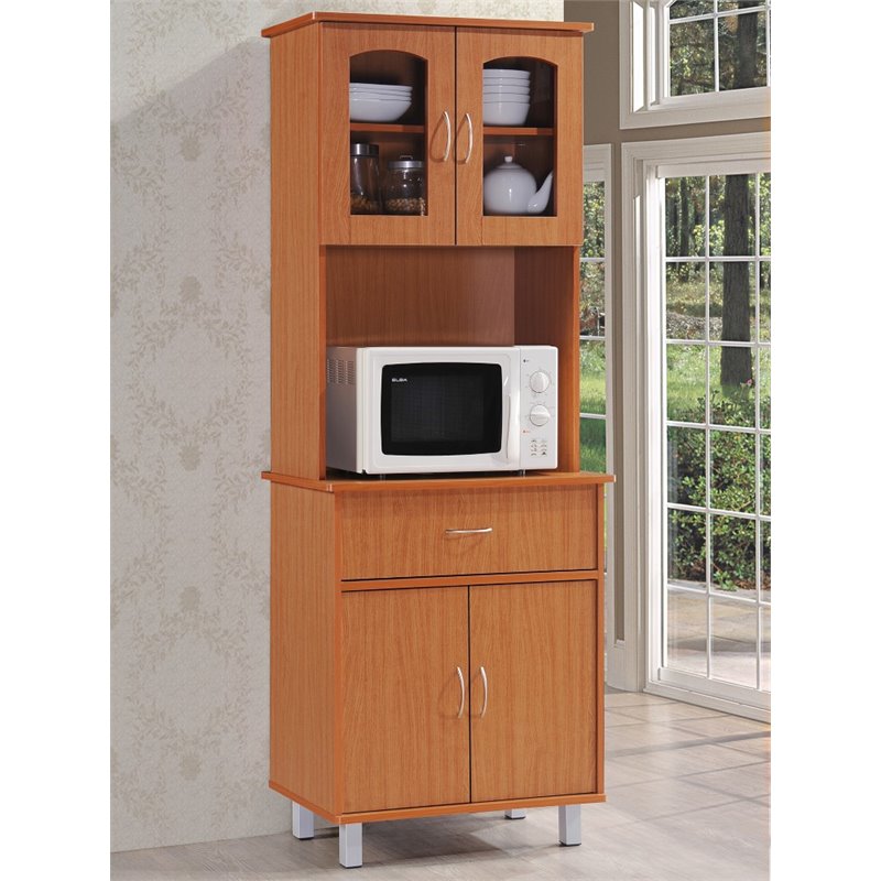 Pemberly Row Kitchen Cabinet in Cherry