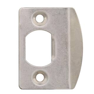 Defiant Satin Nickel Latch Strike (2 per Pack) 70262