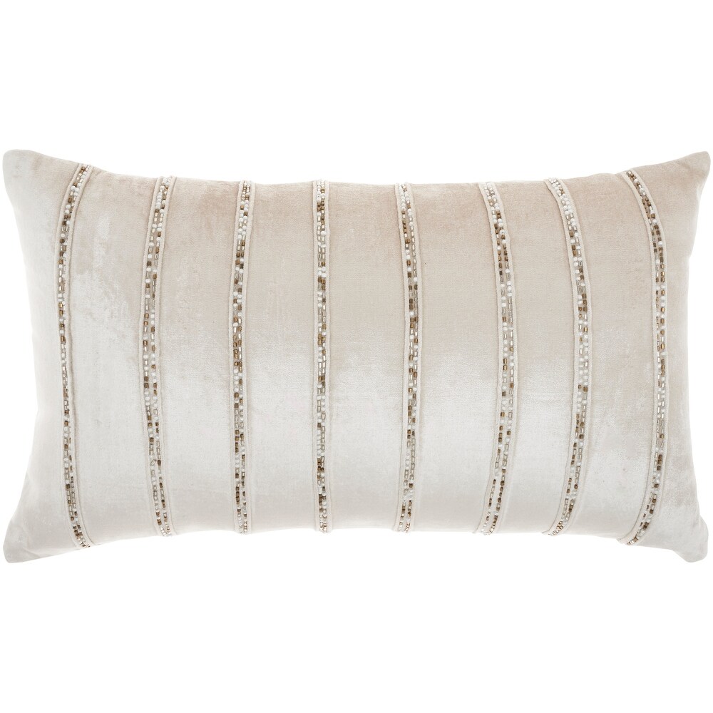 Mina Victory Sofia Striped Throw Pillow   ( 12\