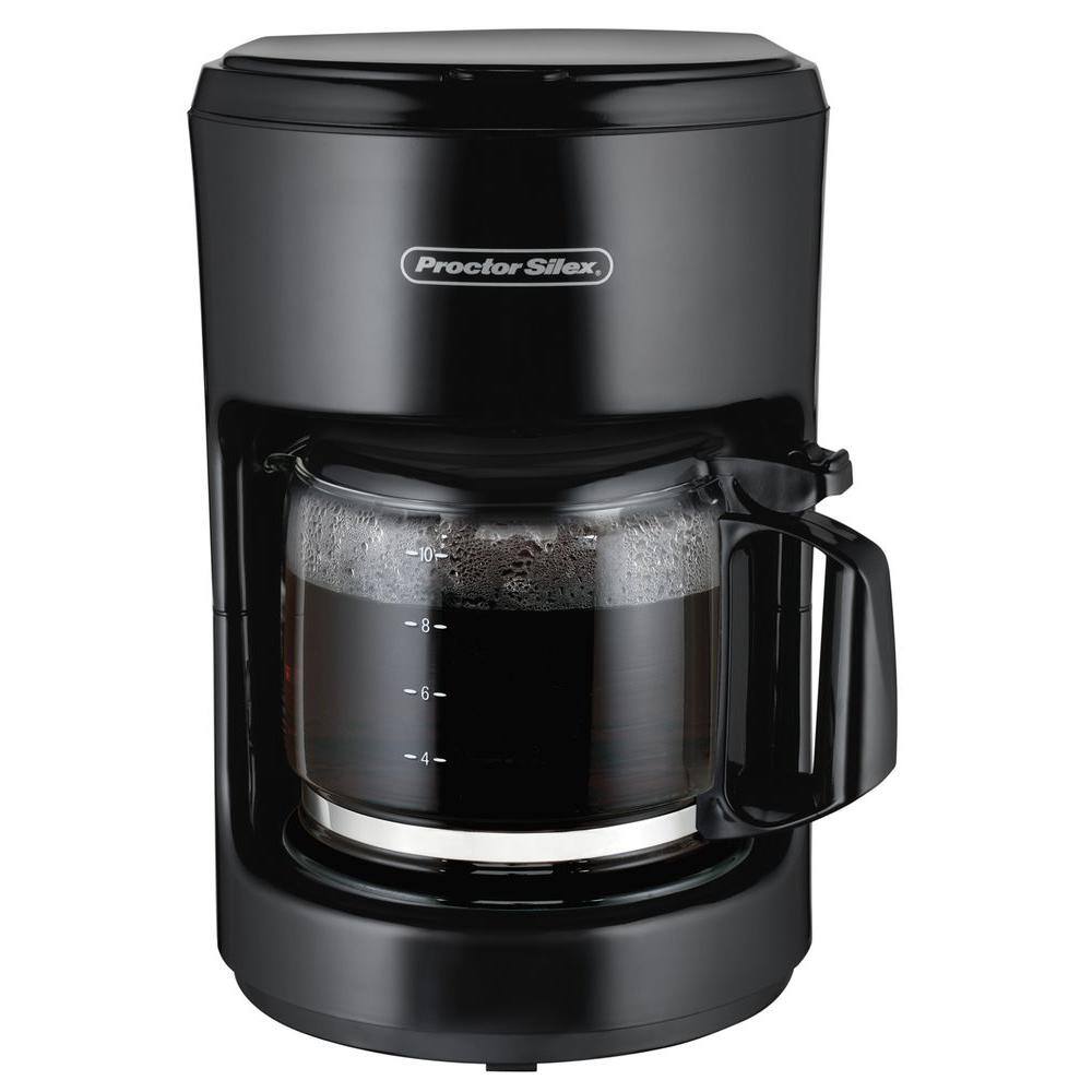 Proctor Silex 10-Cup Black Coffee Maker 986114402M