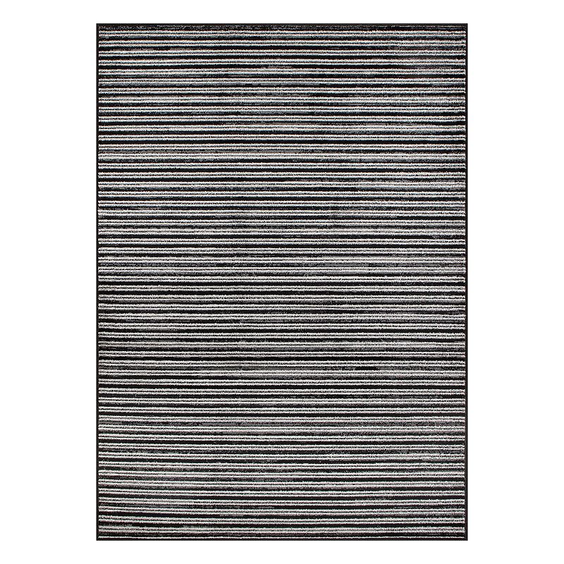 World Rug Gallery Contemporary Striped Area Rug