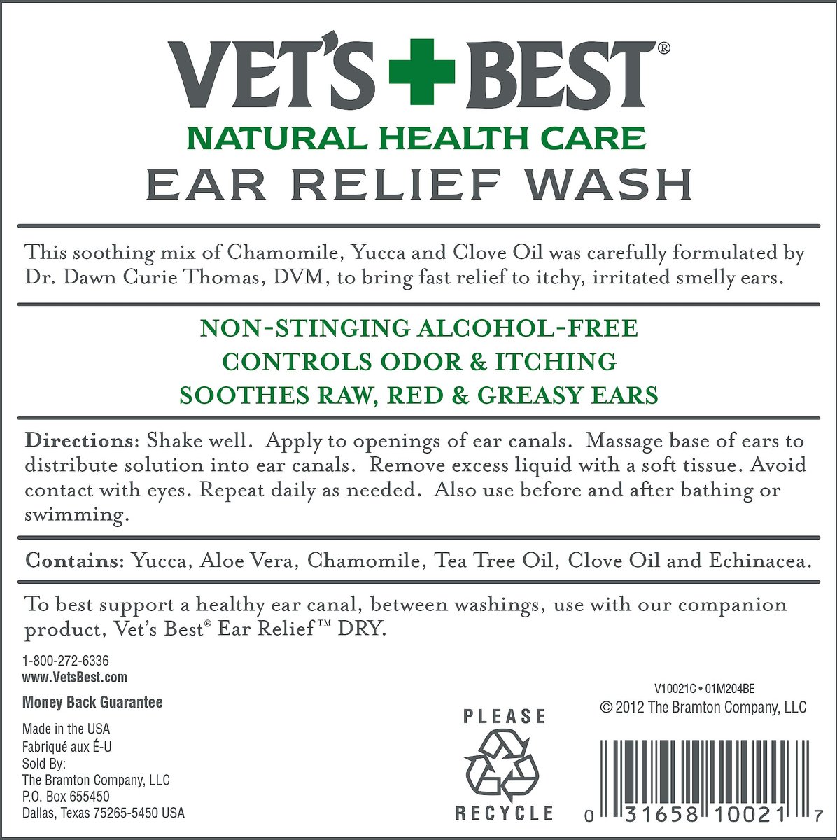 Vet's Best Ear Relief Wash for Dogs