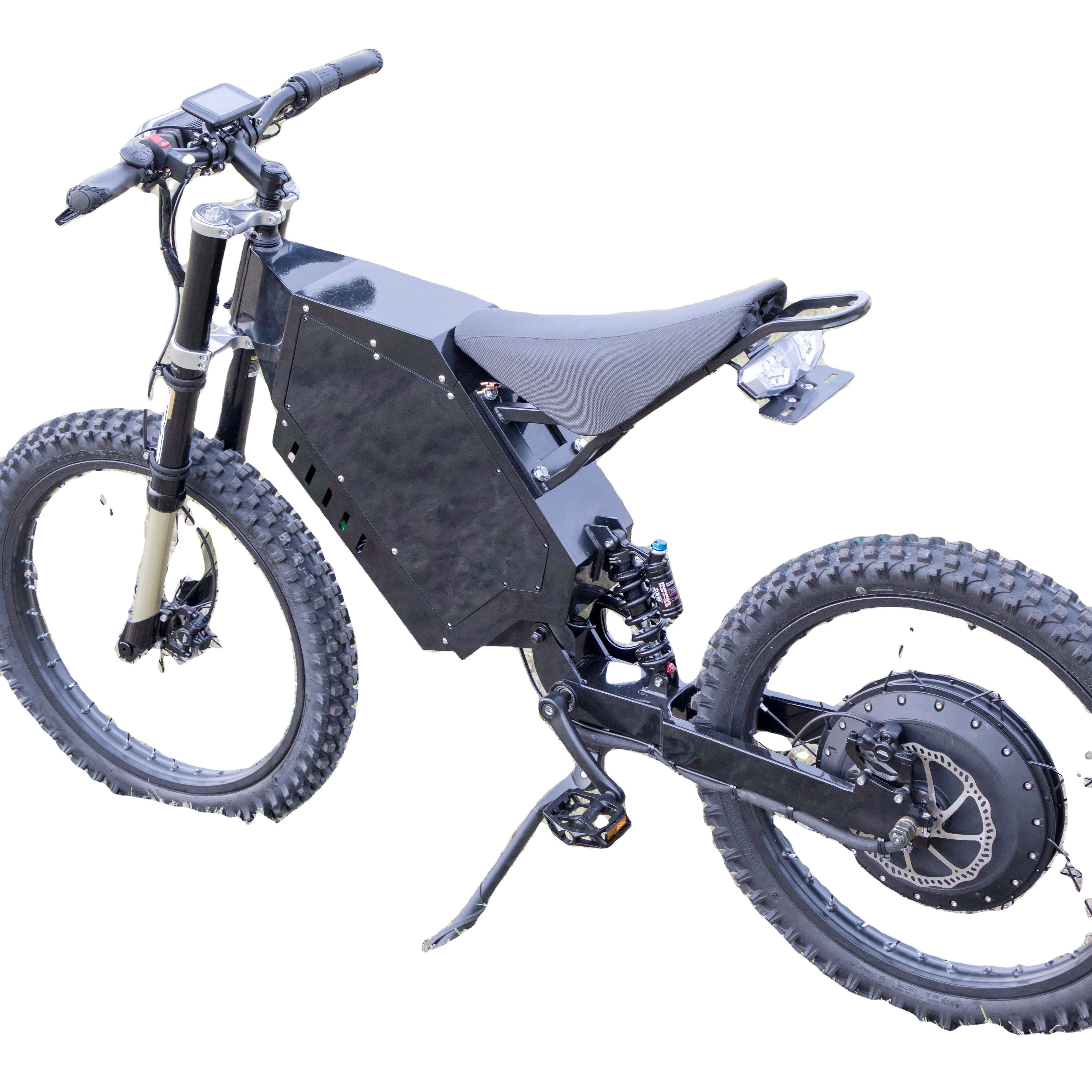 2023 new outdoor cycling 7 speed jump mountain electric bikes/downhill mountain jump 72v8000w bike for man