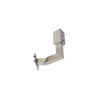 IAM Design Square Profile Articulating Post Side Mount Stainless Steel Flat Handrail Support E019760144