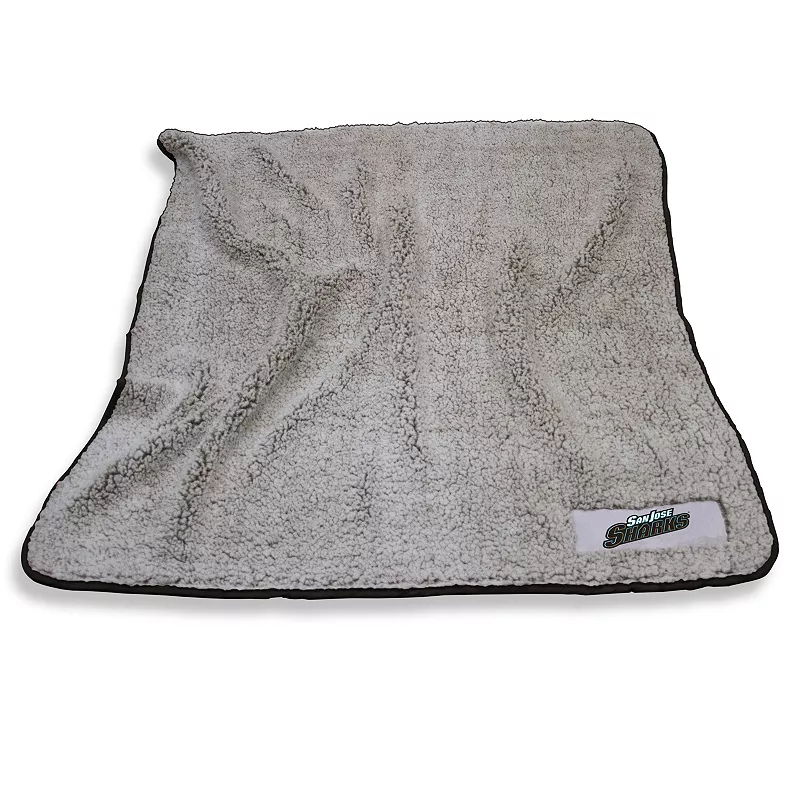 Logo Brands San Jose Sharks Frosty Fleece Blanket