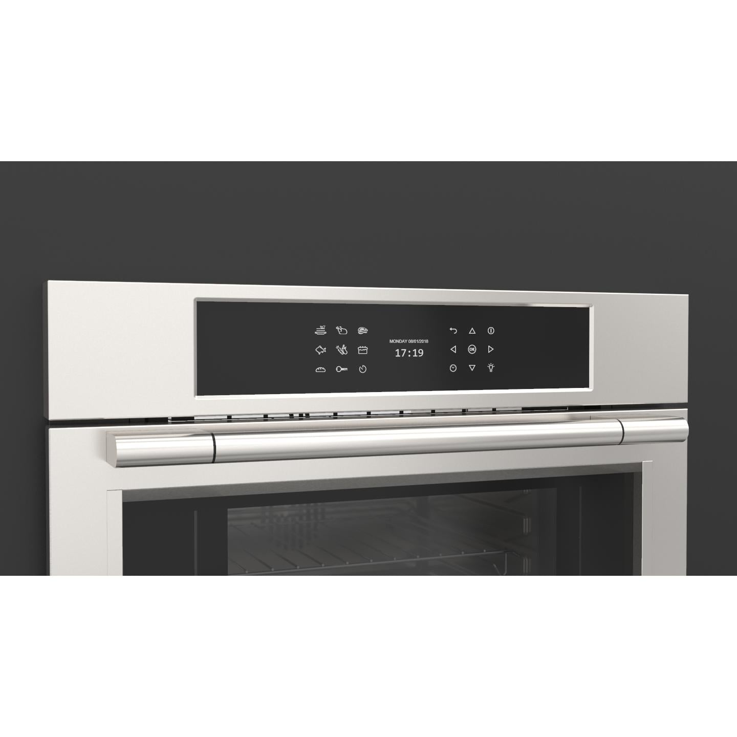 Fulgor Milano 30-inch, 1.5 cu.ft. Built-in Single Wall Oven with Steam Cooking F6PSCO30S1