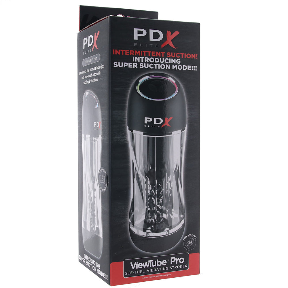 PDX Elite ViewTube Pro See-Thru Stroker Vibe