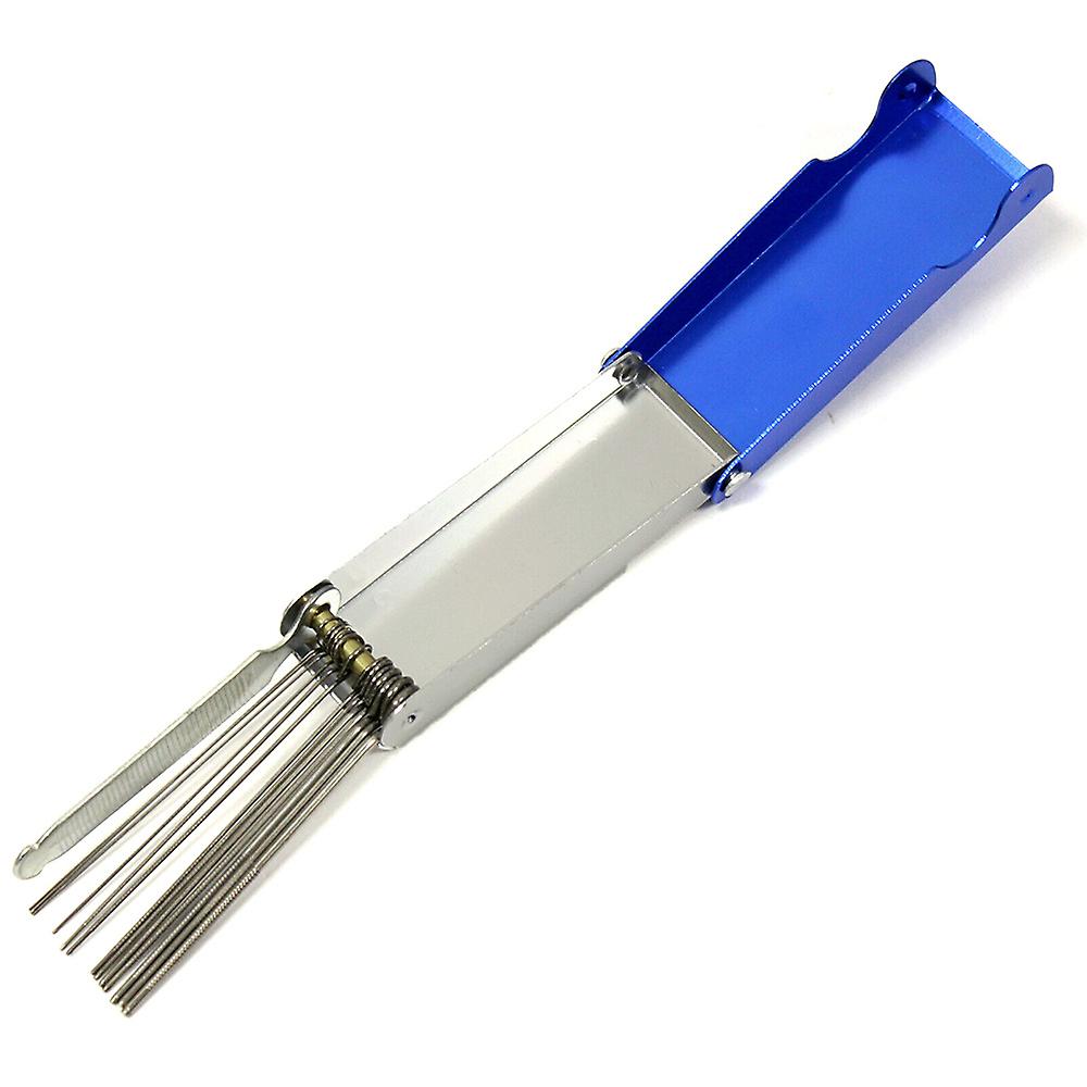 13 In 1 Welding Torch Nozzle Tip Cleaner Blue Metal Shell For Soldering No.244904