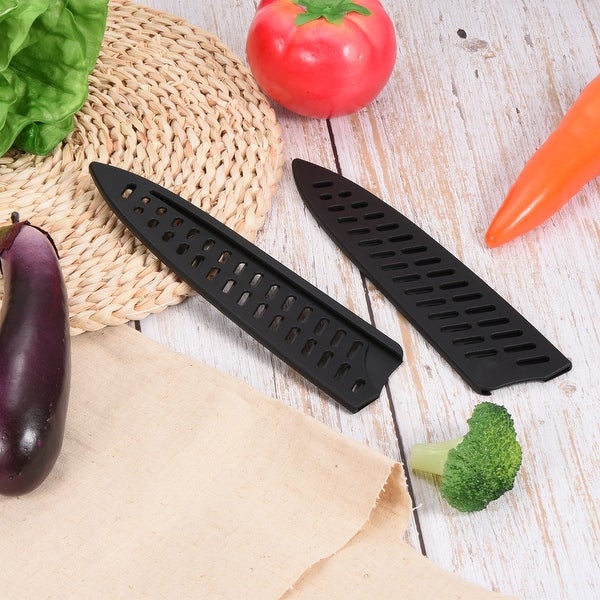 2Pcs PP Kitchen Knife Sheath Cover Sleeves Portable for 8