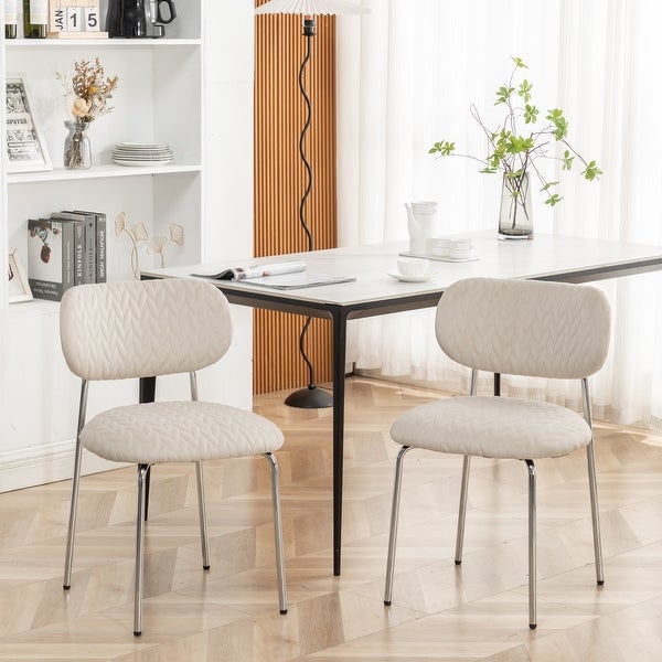 Velvet dining 2 Chair Set