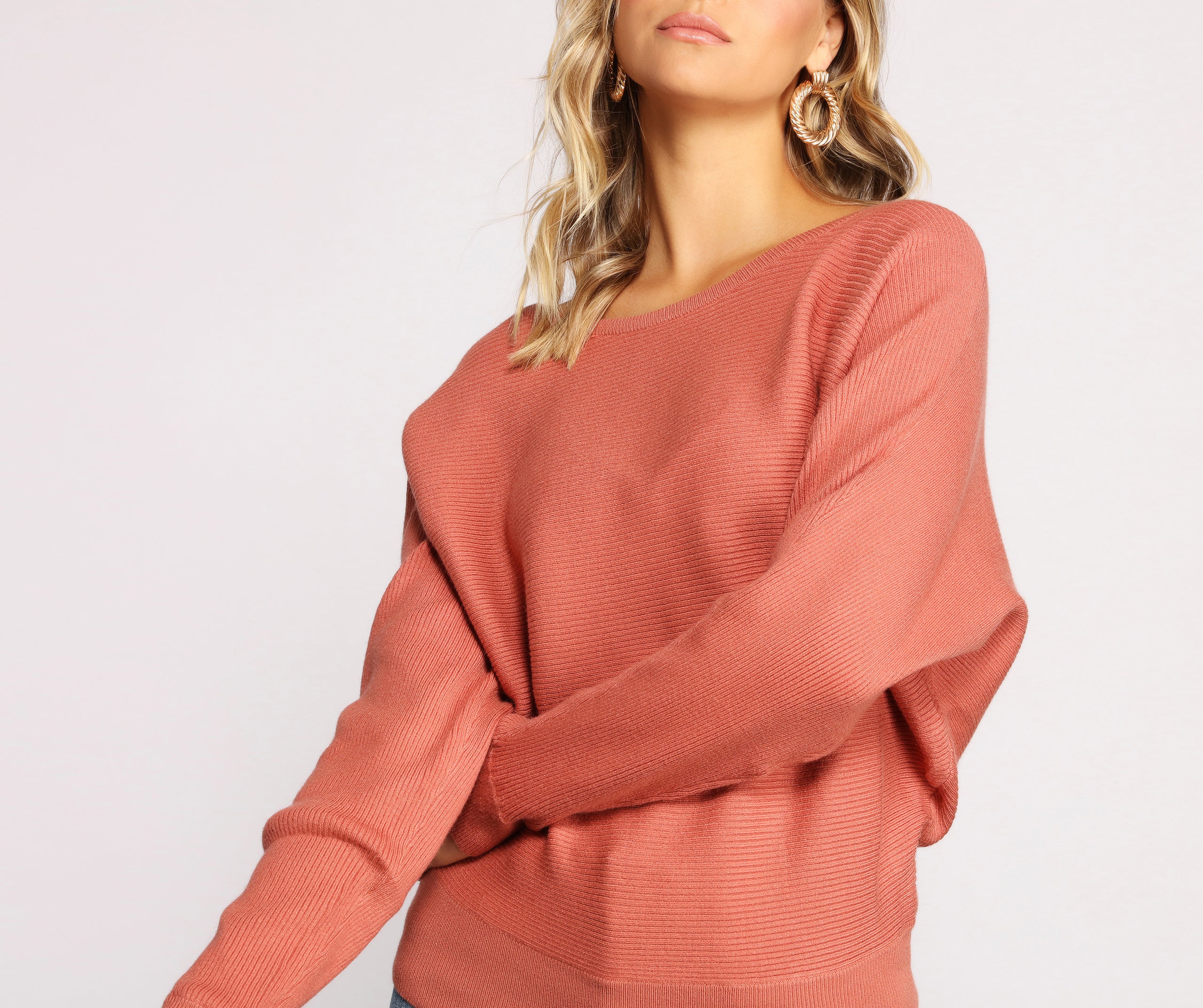 Stay Cozy Ribbed Crew Neck Sweater