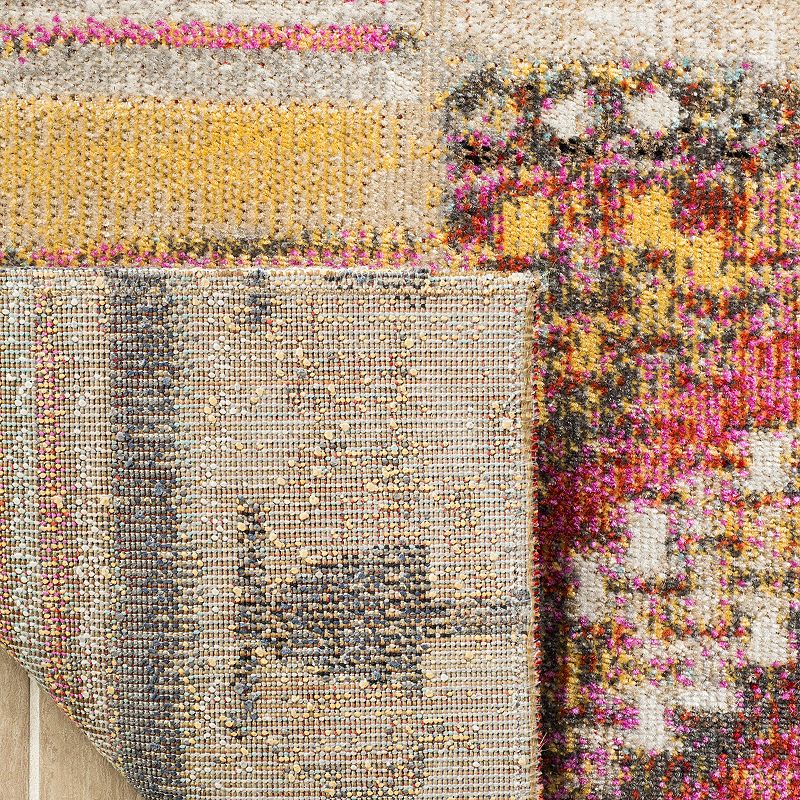 Safavieh Taupe/Multi Montage Leyla Rug