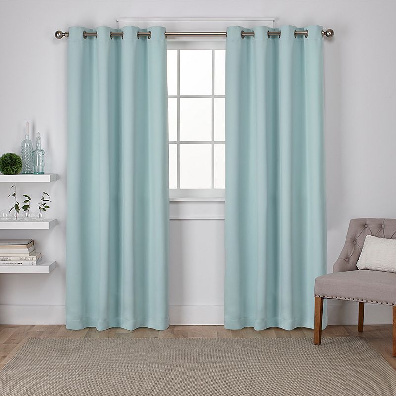 Exclusive Home 2-pack Sateen Twill Woven Blackout Window Curtains