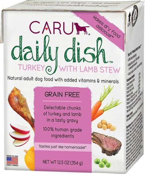 Caru Daily Dish Turkey with Lamb Stew Grain-Free Wet Dog Food