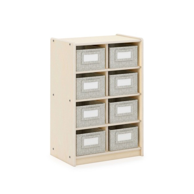 Guidecraft Edq 8 Cubby Bin Storage Organizer