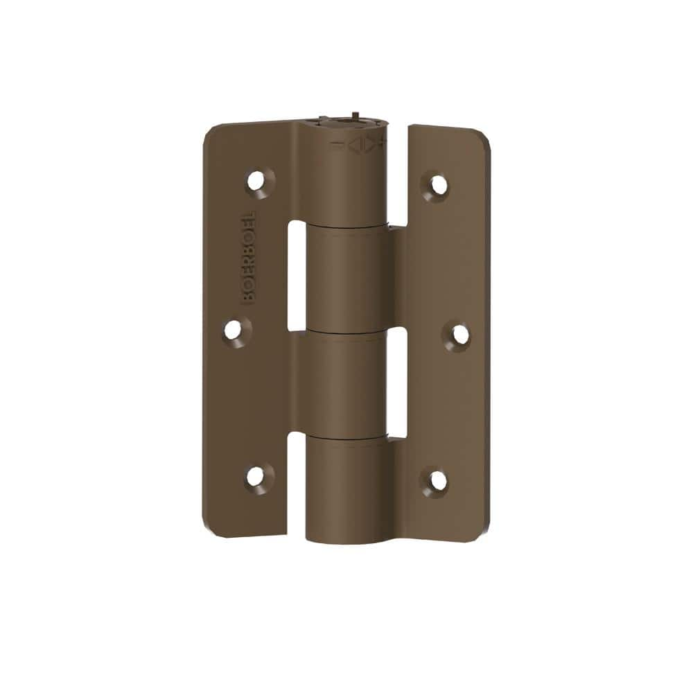 Barrette Outdoor Living 3.125 in. x 4.875 in. Aluminum Light Bronze Standard Butterfly Hinge (2-Pack) 73024462