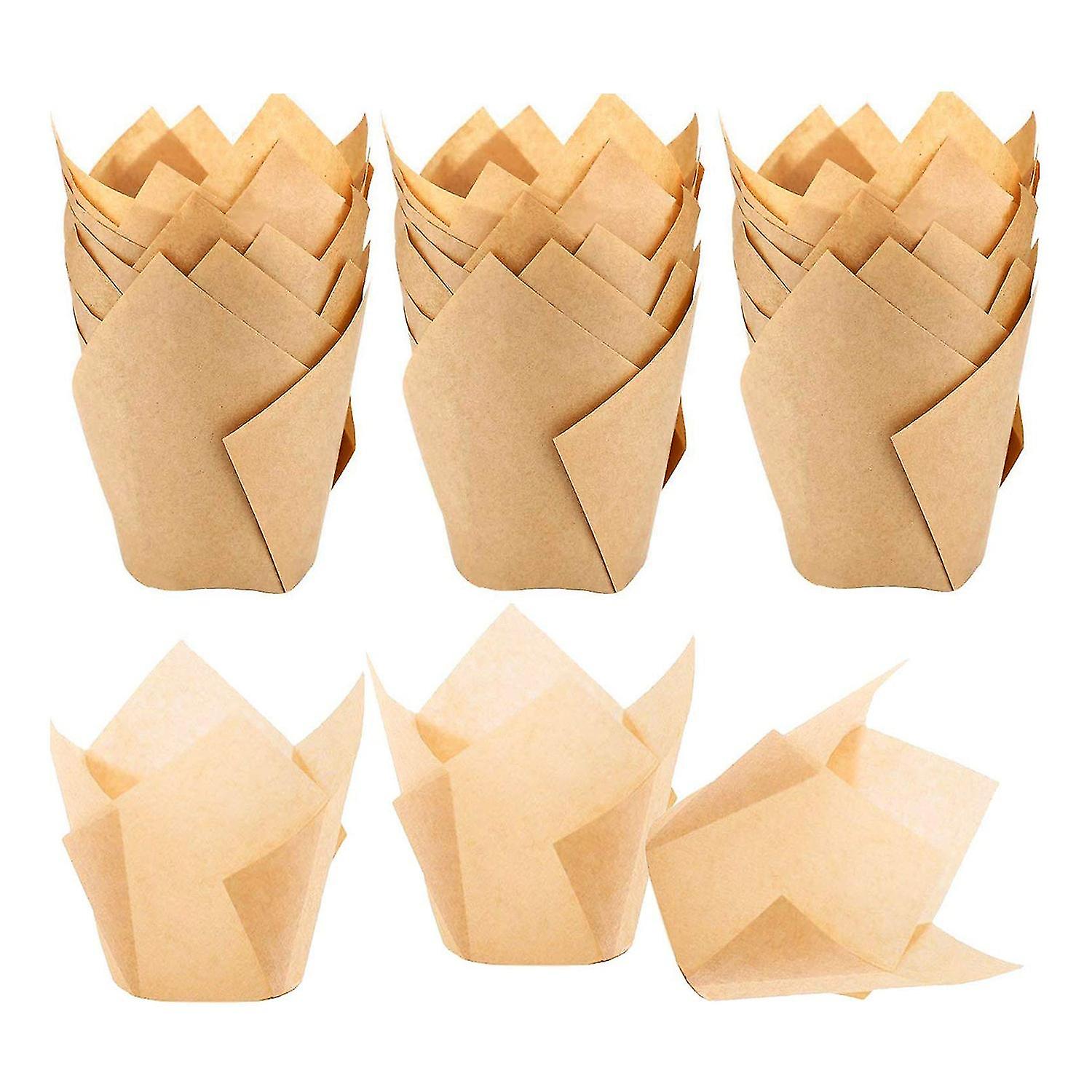 200 Pieces Cupcake Liner Baking Cups Paper Cupcake And Muffin Baking Cups For Weddings And Birthday