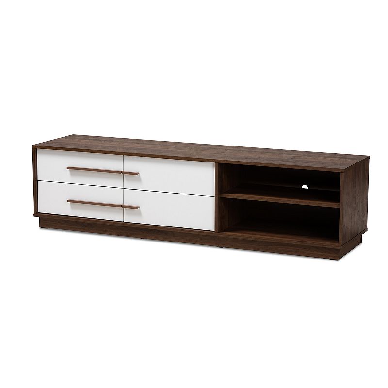 Baxton Studio Mette Medium Brown TV Stand