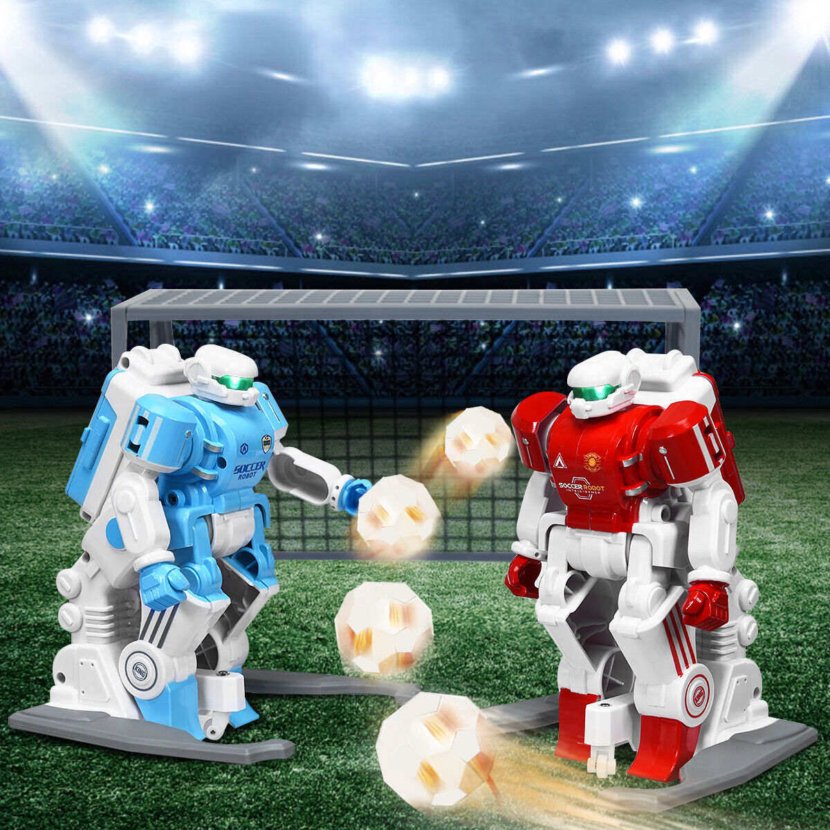 Rc Soccer Robot Kids Remote Control Football Game Simulation Educational