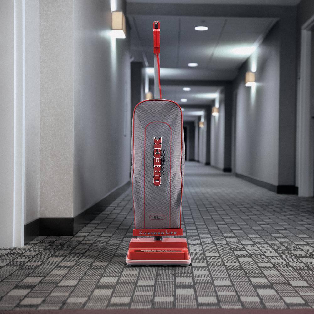 Oreck Commercial Commercial Upright Vacuum Cleaner with Permanent Belt Vacuum U2000RB-1