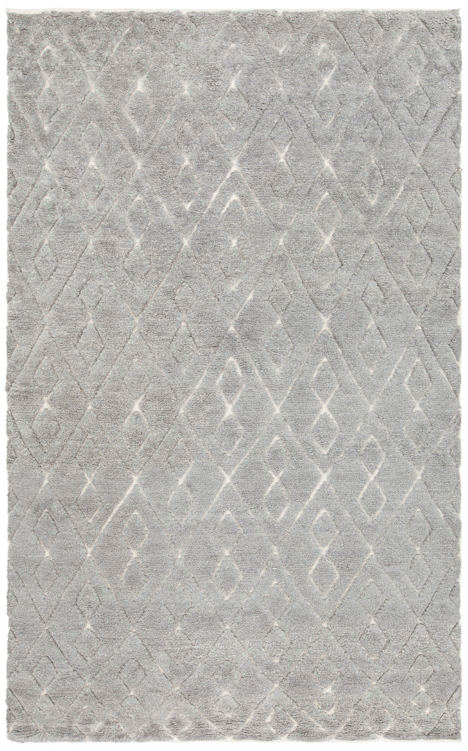 Catalina Silver Hand Knotted Rug