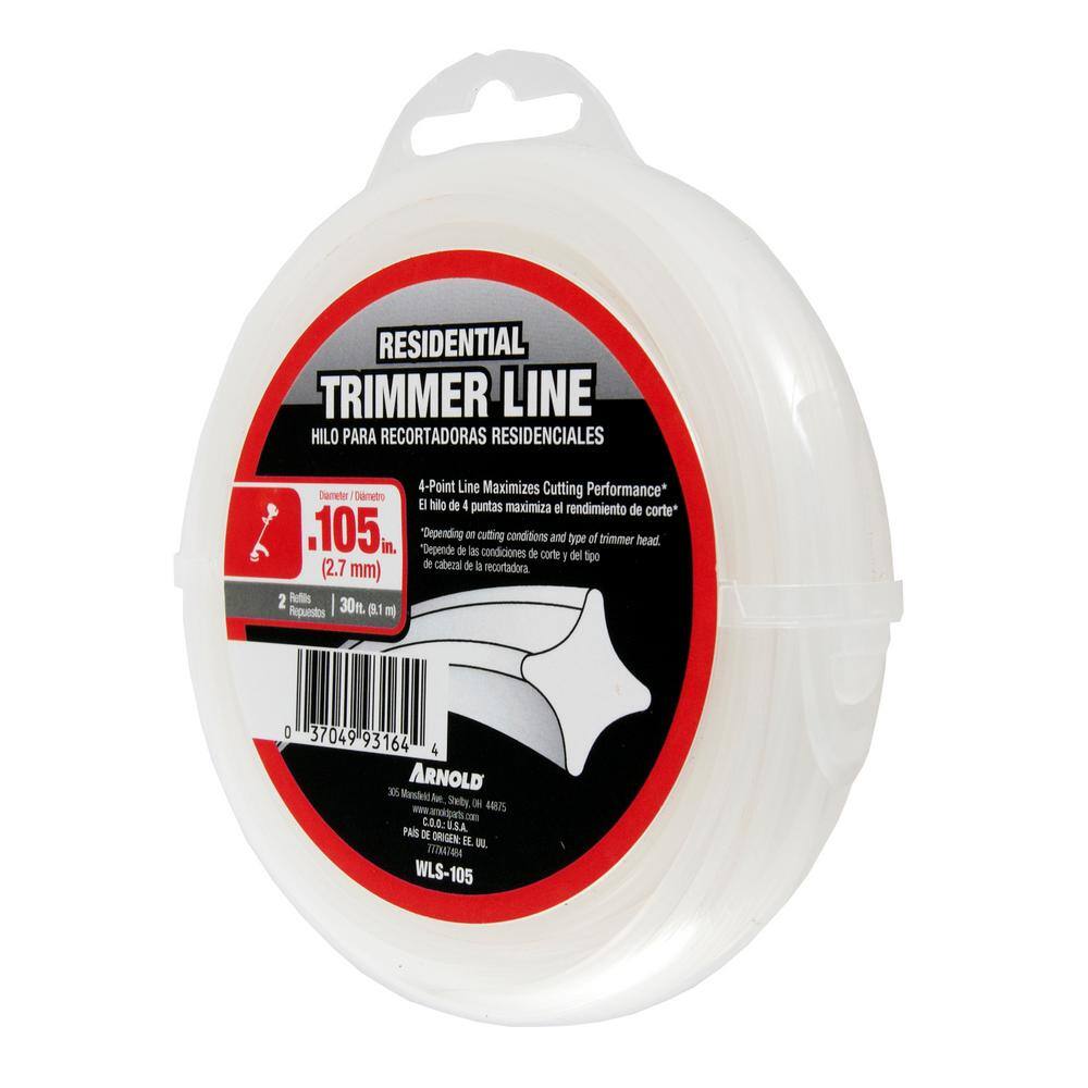 Arnold Residential 30 ft. 0.105 in. Universal 4 Point Star Trimmer Line WLS-105