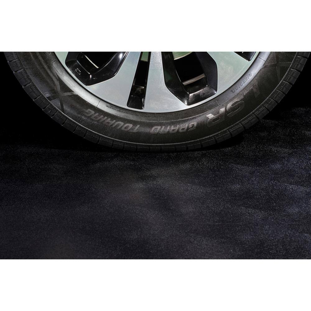 G-Floor Levant 8.5 ft. x 22 ft. Midnight Black Vinyl Universal Flooring GF55LV8622MB