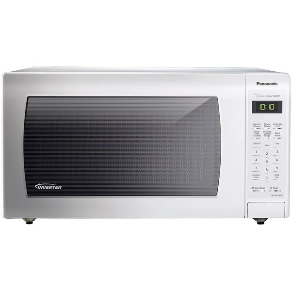 1.6 Cu. Ft. 1250W Genius Sensor Countertop Microwave Oven with Inverter Technology， White Shopping - The Best Deals on Over-the-Range Microwaves | 18723997