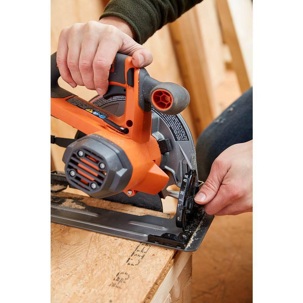 RIDGID 18V Cordless 6 12 in. Circular Saw Kit with (1) 4.0 Ah Battery and Charger with Extra 6-12 in. Circular Saw Blade R8655KN-AC612N