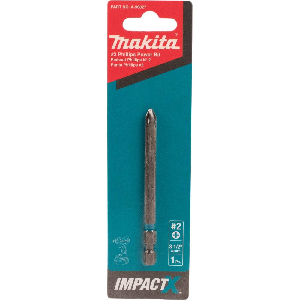 Impact X  #2 Phillips 3-1/2″ Power Bit