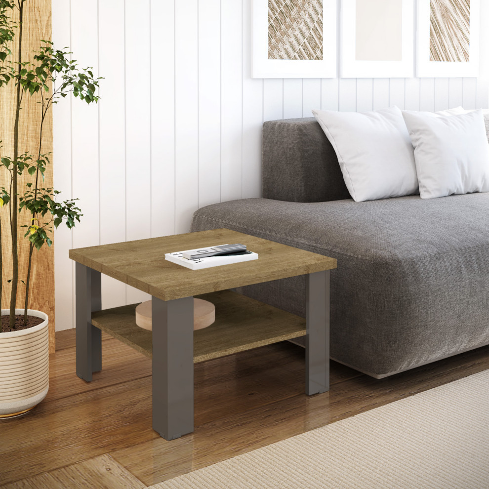 Modern Classic Square Coffee Table for Living Room w/ Color Combination   Transitional   Coffee Tables   by 7even USA Group  LLC  Houzz