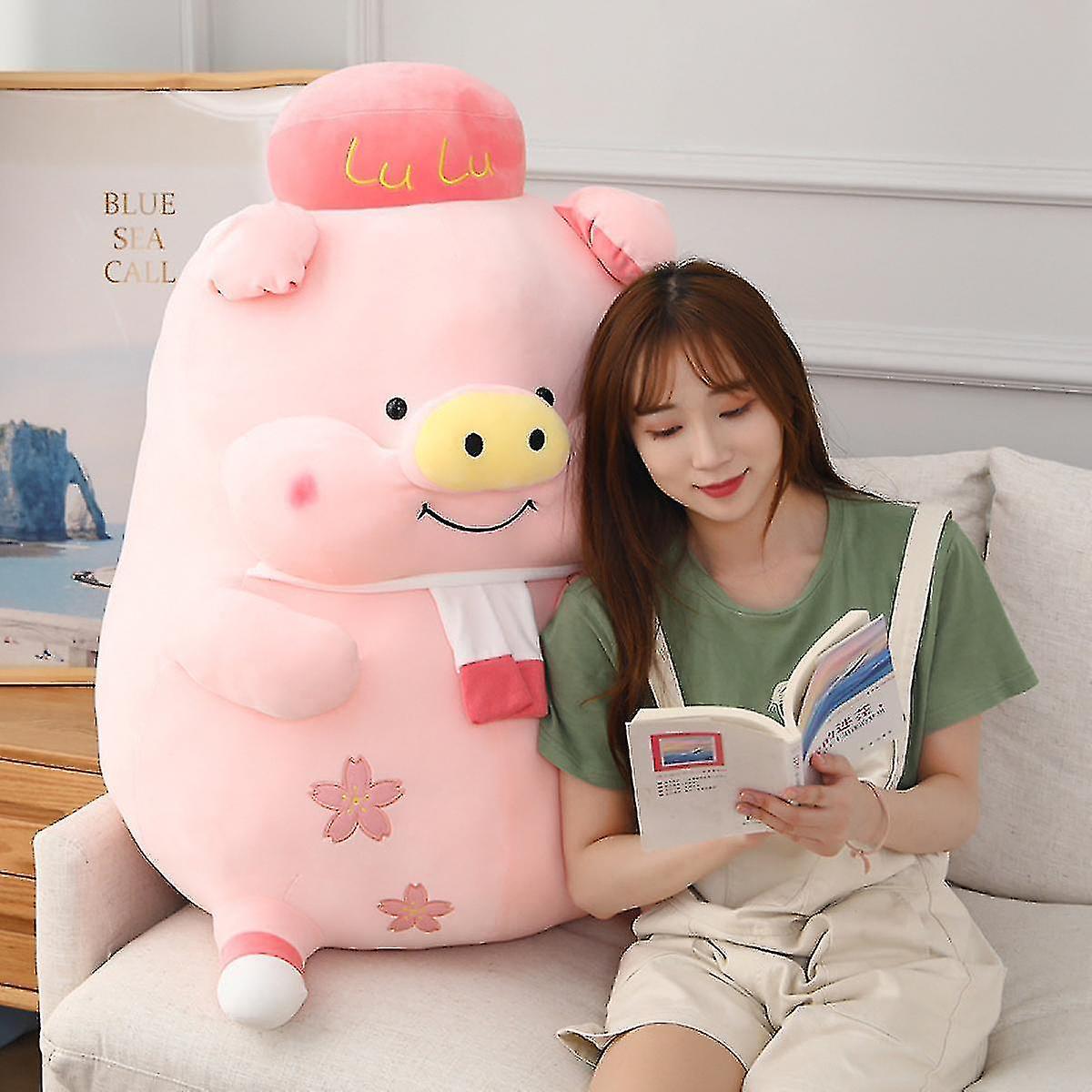 Soft Pig Stuffed Animal， Fat Pig Plush Hugging Pillow Piggy Plush Doll Toy Gifts For Kids Birthday，