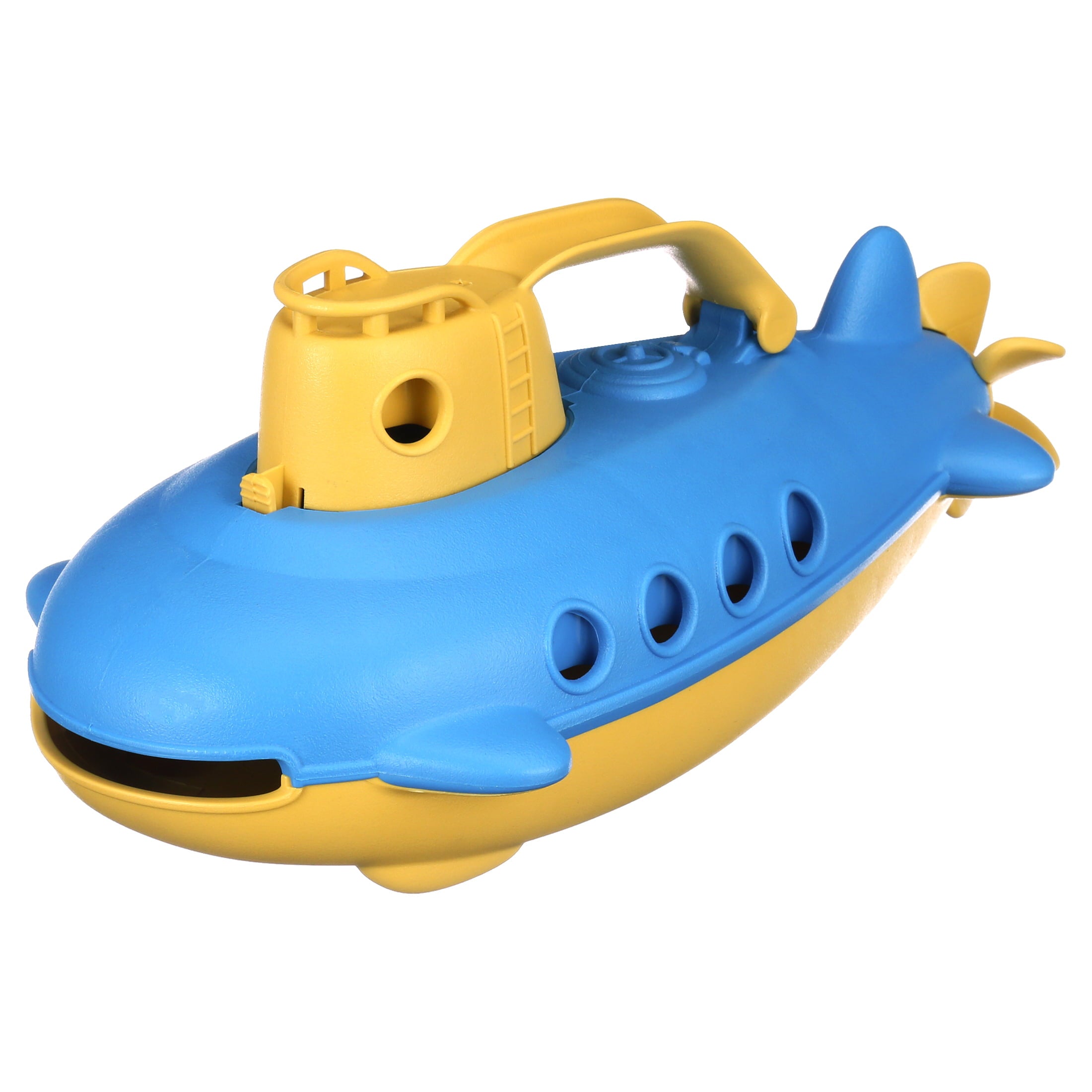 Green Toys Submarine Bath Toy， Yellow Cabin