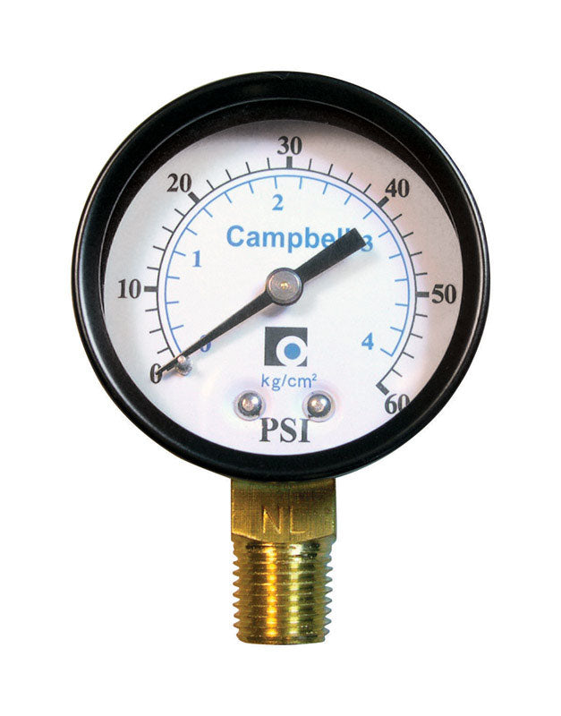 GAUGE PRESSURE 60PSI LF