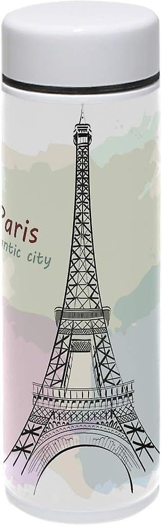 Vacuum Insulated Stainless Steel Water Bottle Eiffel Tower Thermos Tumbler Portable Hyrdoflask Travel Mug