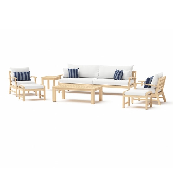 Kooper 8 Piece Sunbrella Outdoor Patio Sofa and Club Chair Set