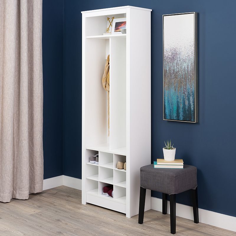 Prepac Space-Saving Entryway Storage Cabinet