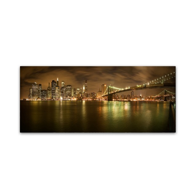 Trademark Fine Art shubhra Pandit x27 new York Skyline x27 Canvas Art