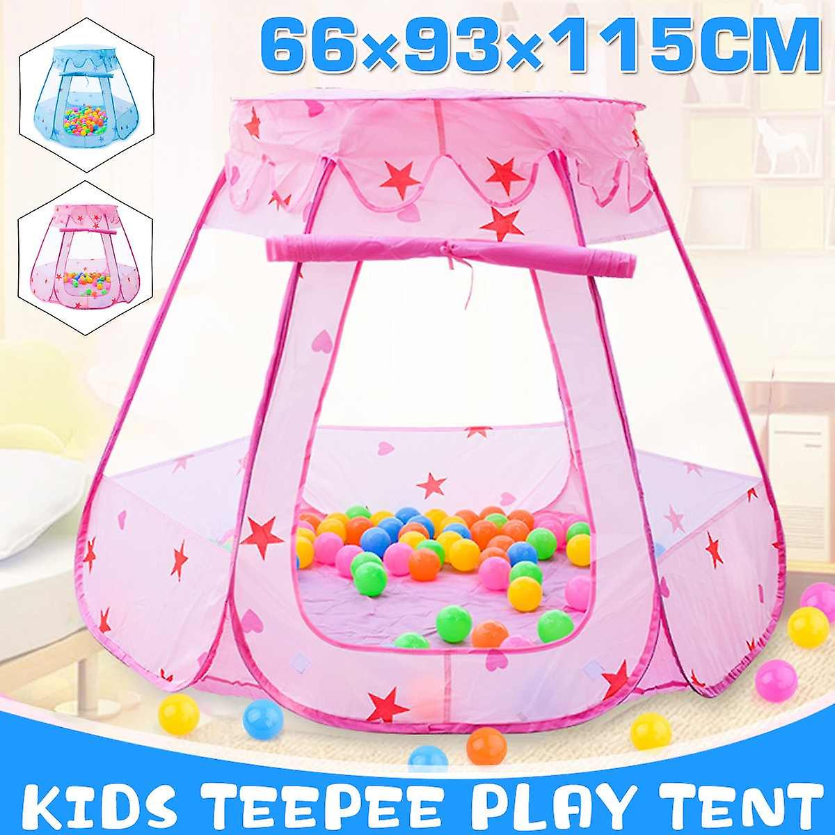 Portable Children Ball Pool Foldable Children Kids Pop-up Adventure Ocean Ball Play Tent Indoor Outdoor Playhouse Kids Tent