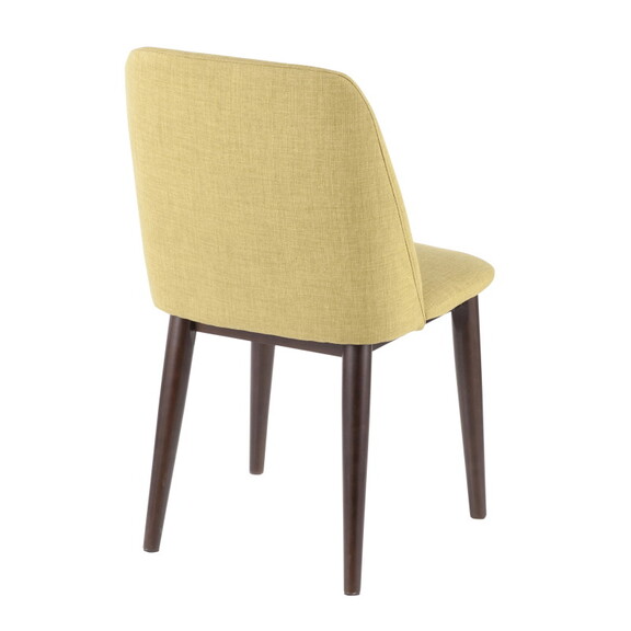 Tintori Contemporary Dining Chair in Green Fabric ...