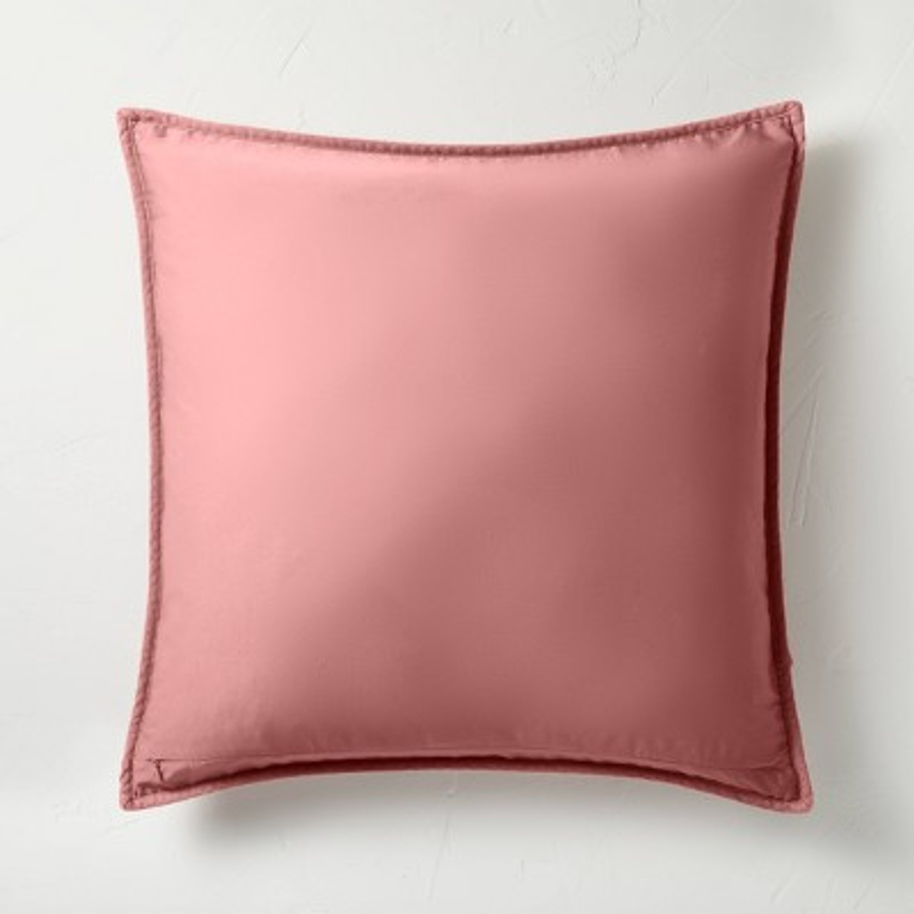 Euro Heavyweight Linen Blend Quilt Pillow Sham Rose - Casaluna™