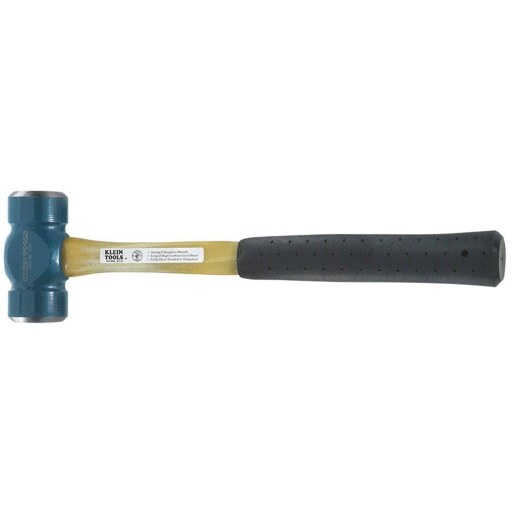 Klein Tools Lineman's 32 oz. Double-Face Steel Hammer 809-36