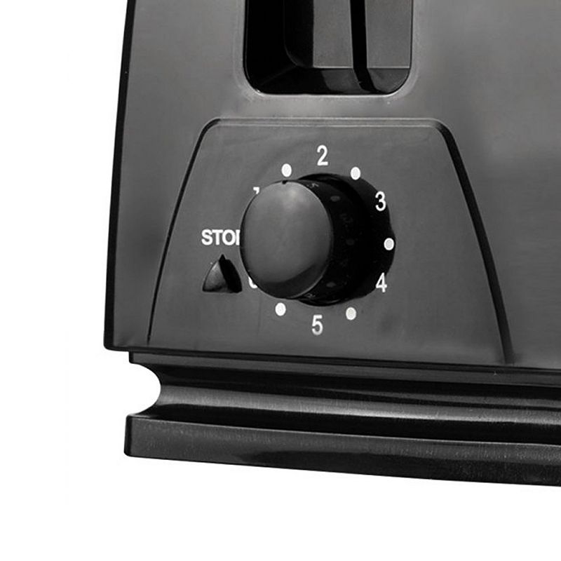 Brentwood 1300W 4 Slice Toaster in Black and Silver