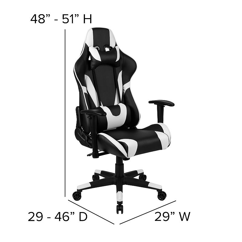 Flash Furniture Gaming Desk and Reclining Gaming Chair 2-piece Set