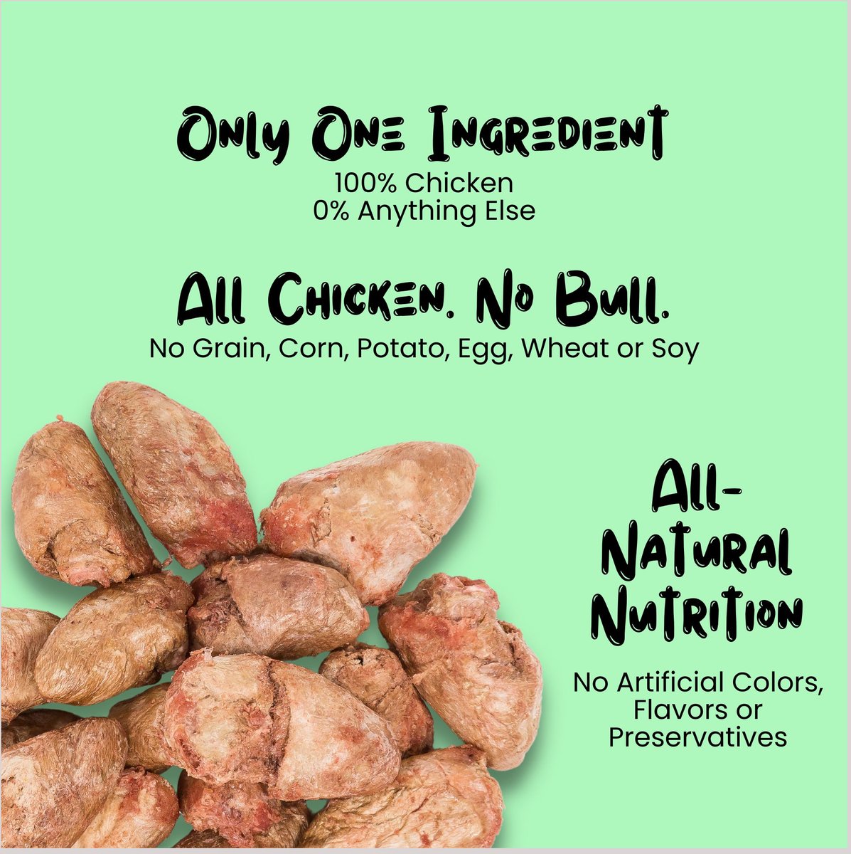 Sprankles Chicken Hearts Grain-Free Freeze-Dried Dog Treats