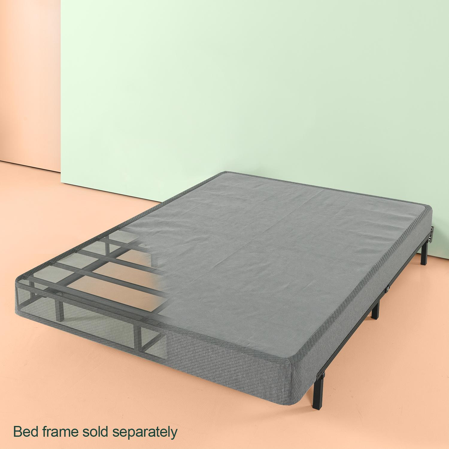 Zinus Mehdi 7 Deluxe Smart Box Spring / Mattress Bed Frame Foundation， Twin