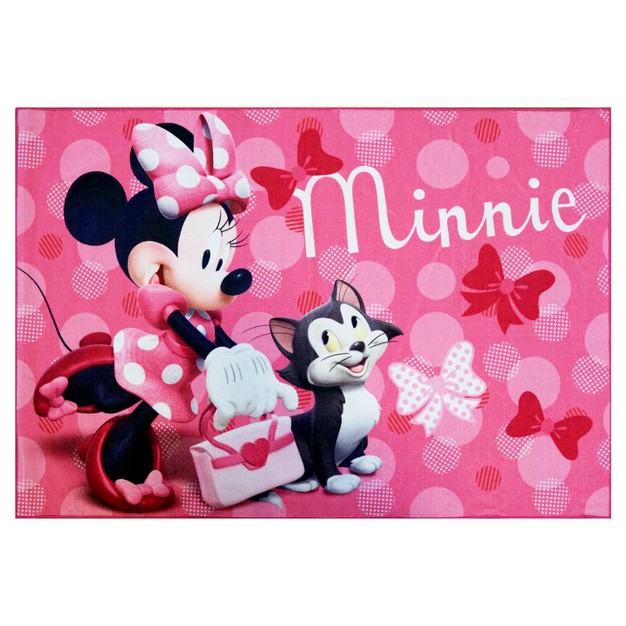 5 x27 x7 x27 Disney Minnie Mouse Pink Kids x27 Rug