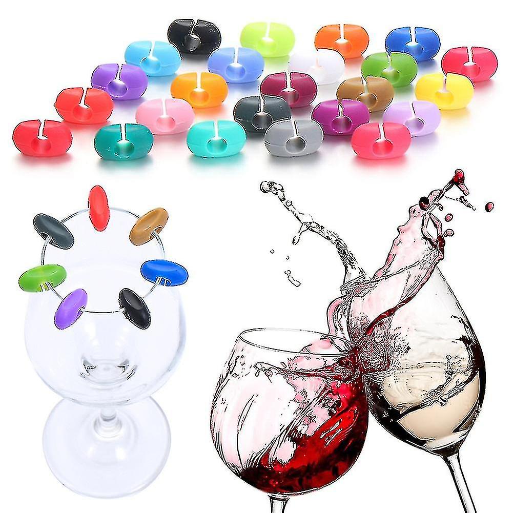 60pcs Wine Glass Markers Identification Cup Labels For Party Bar